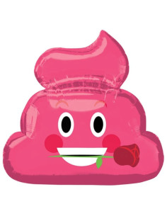 HELIUM EMOJI PINK POO