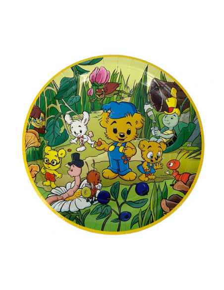 TALLRIK  BAMSE NATUR 8P