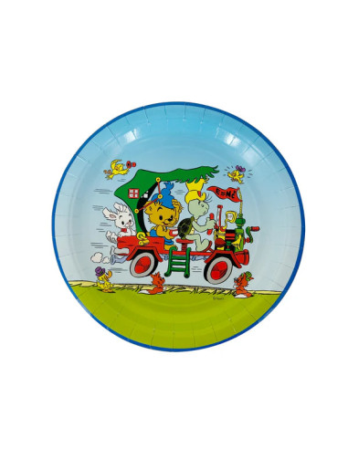 TALLRIK  BAMSE NATUR 8P