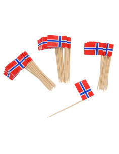 COCKTAILFLAGGOR NORGE 50P