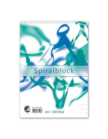 SPIRALBLOCK A5 LINJERAT