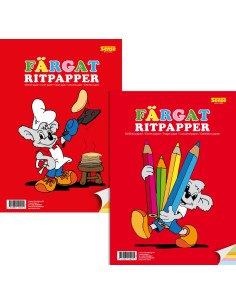 RITBLOCK FÄRGAT PAPPER