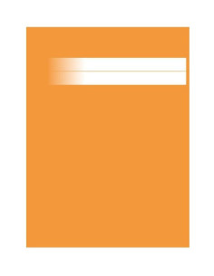 SKRIVHÄFTE A5 OLINJERAT ORANGE