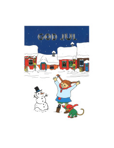 JULKORT PIPPI SNÖ
