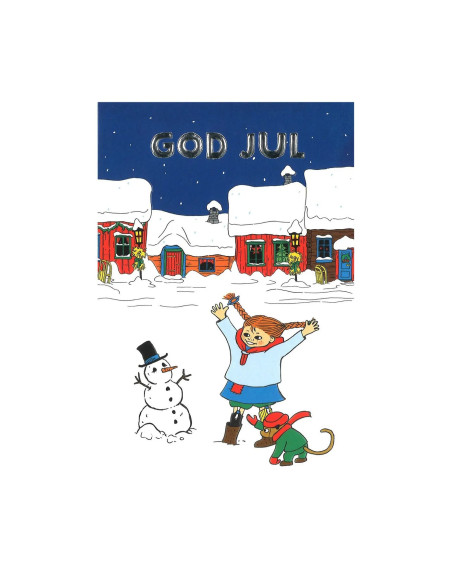 JULKORT PIPPI SNÖ