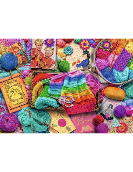 1000B KNITTING AND CROCHET