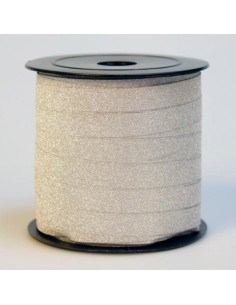 PRESENTSNÖRE SILVERGLITTER 50M