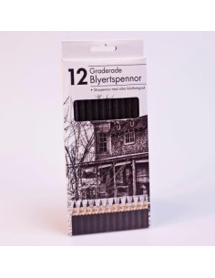 GRADERADE BLYERTSPENNOR 12P