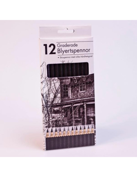 GRADERADE BLYERTSPENNOR 12P