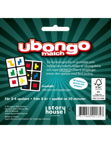 UBONGO MATCH KORTSPEL