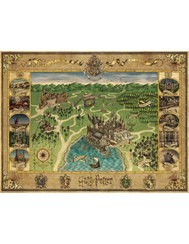 1500B HOGWARTS MAP