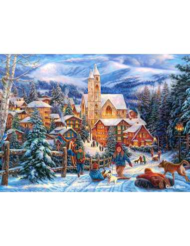 300B SLEDDING IN TOWN