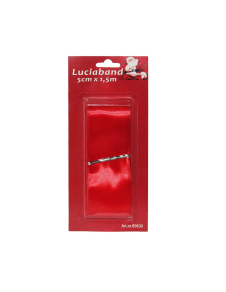 TEXTILBAND RÖD 5CM X 1,5M