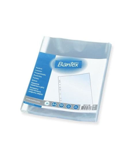 PLASTFICKA 0,09MM GLASKLAR 25-PACK