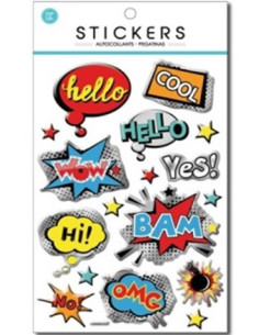 STICKERS PRATBUBBLOR