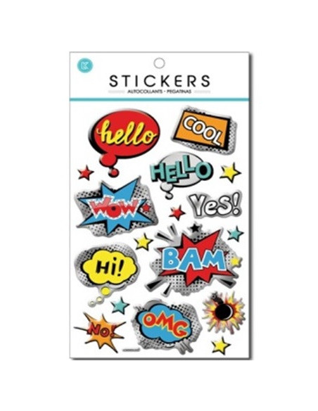 STICKERS PRATBUBBLOR