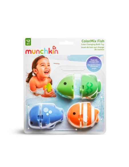 MUNCHKIN COLOR MIX FISH 3P