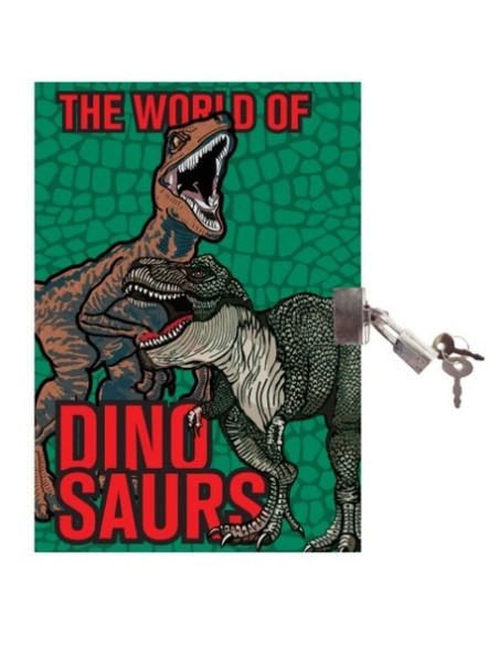 DAGBOK M LÅS DINAOSAURIE