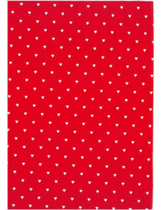 JULPAPPER 10M X 70CM HEART