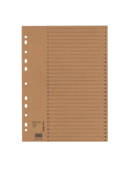 REGISTER 1-31 KRAFTPAPPER