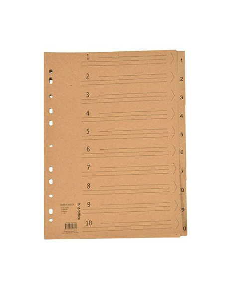 REGISTER 1-10 KRAFTPAPPER