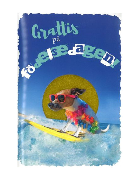 SPELANDE KORT SURF DOG