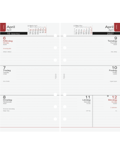 26-27 APLAN DIARY CLASSIC REFILL 18MÅN