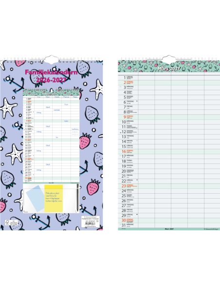 26-27 FAMILJEKALENDER 5 KOLUMNER