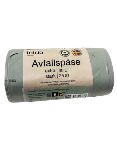 AVFALLSPÅSE GRÖN 25P