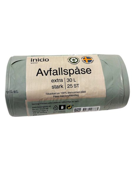AVFALLSPÅSE GRÖN 25P