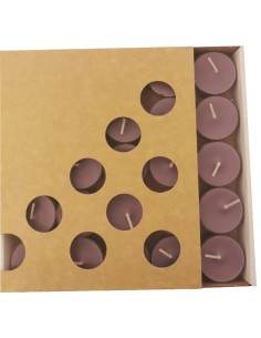 VÄRMELJUS 6H 25P LILA SOJAVAX