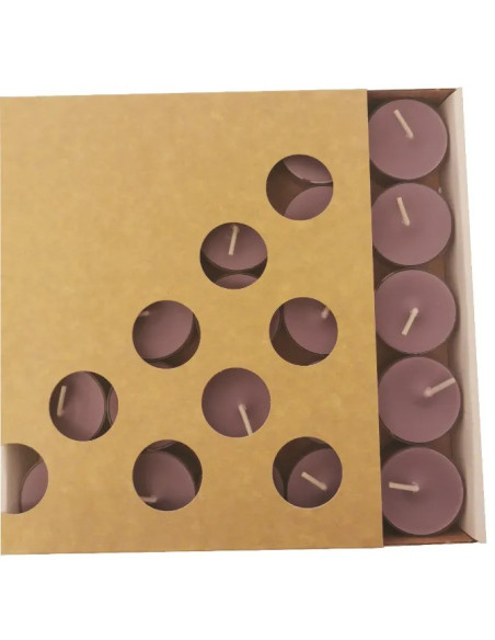 VÄRMELJUS 6H 25P LILA SOJAVAX