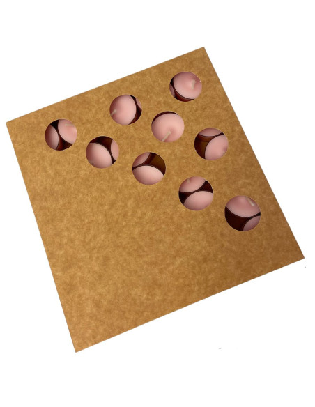 VÄRMELJUS 6H 25P ROSA SOJAVAX