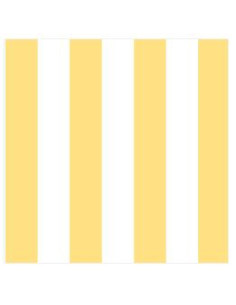 SERVETT VIT GUL RAND