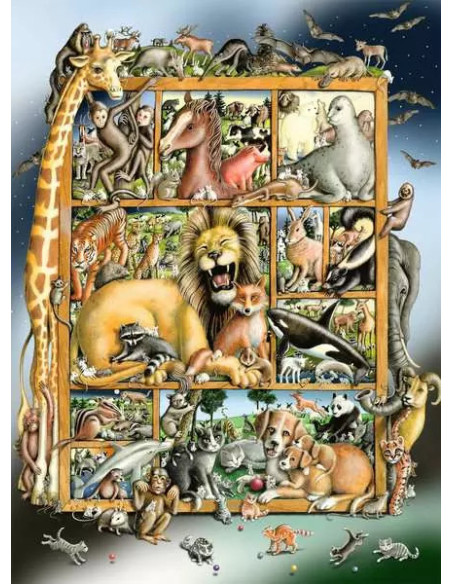 100B ANIMALS ON SHELF