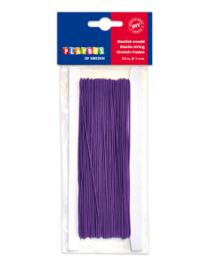 ELASTISK SNODD LILA 25M
