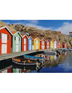 100B COLORFUL HOUSES SWEDEN 2