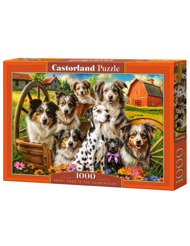 1000B HAPPY DOGS COUNTRYSIDE