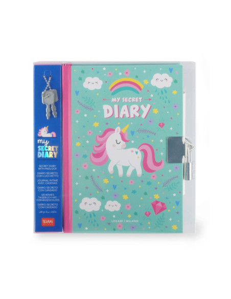 DAGBOK M LÅS UNICORN