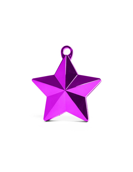 BALLONGTYNGD STJÄRNA LILA