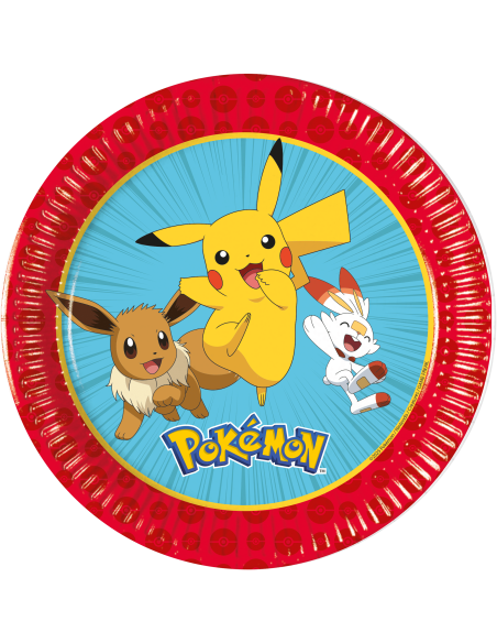 TALLRIK POKEMON 8P 20CM