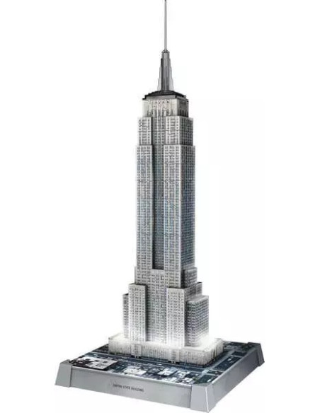 241B 3D ICONIC EMPIRE STATE W LIGHT