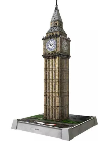 235B 3D ICONIC BIG BEN W LIGHT