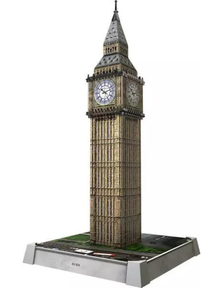 235B 3D ICONIC BIG BEN W LIGHT