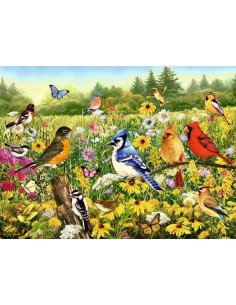 500B BIRDS IN THE MEADOW 2