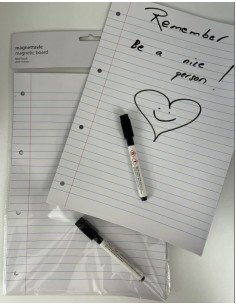 MAGNETISK MEMO A4