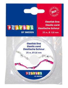ELASTISK SNODD TRANSPARENT 25M