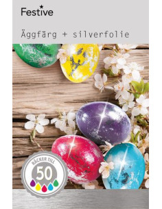 ÄGGFÄRG FOLIE SILVER