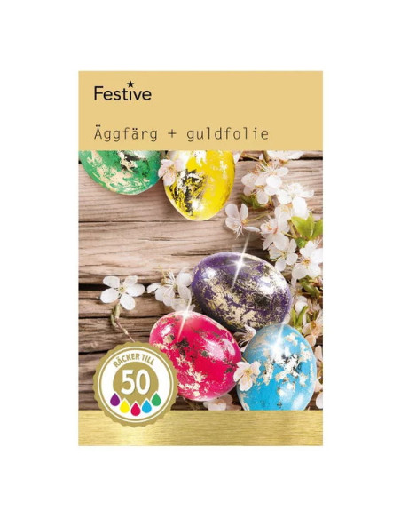 ÄGGFÄRG FOLIE GULD