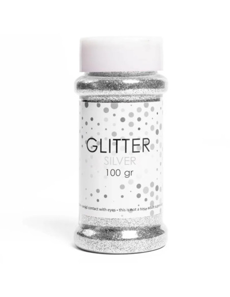 GLITTER SILVER 100G